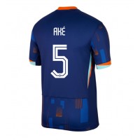 Camisa de time de futebol Holanda Nathan Ake #5 Replicas 2º Equipamento Europeu 2024 Manga Curta